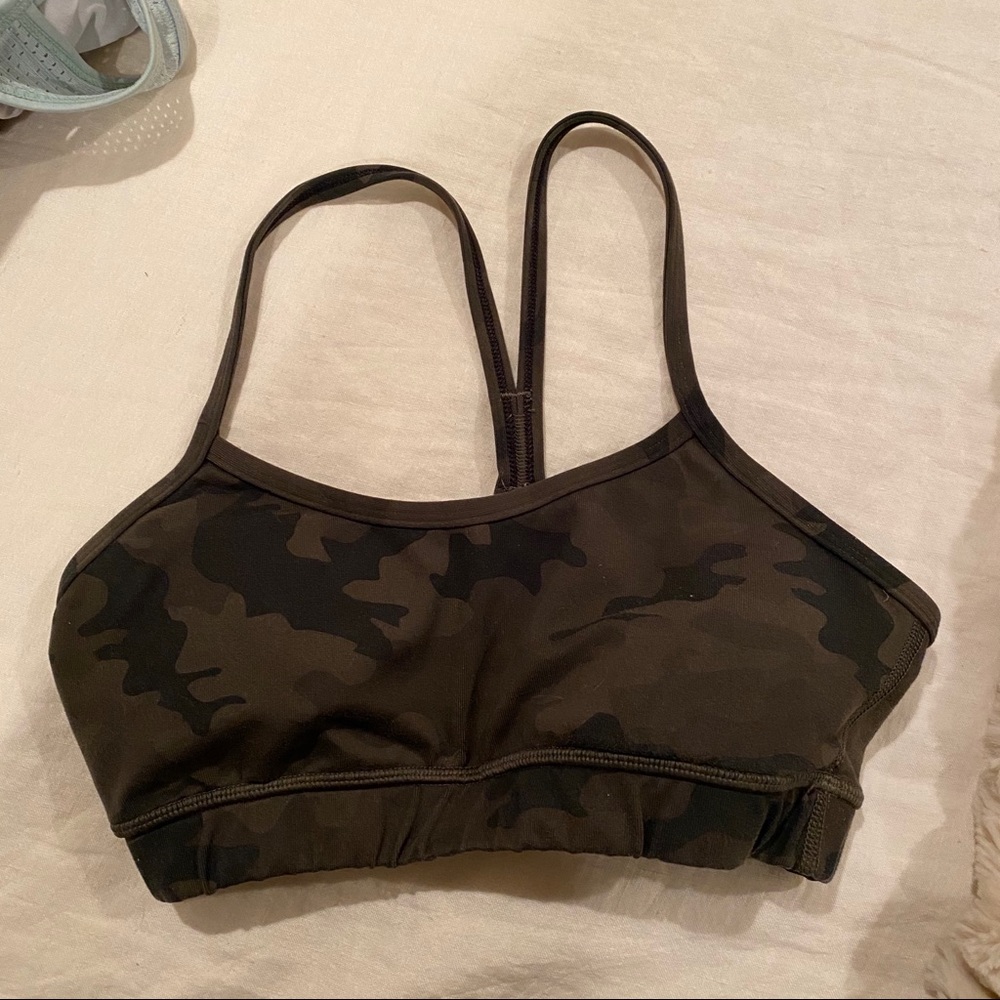 Lulu Camo Flow Y Bra
